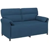 Sofa Sofos komplektas 2 vnt. Mėlyna Audinys