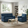 Sofa Sofos komplektas 2 vnt. Mėlyna Audinys