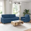 Sofa Sofos komplektas 2 vnt. Mėlyna Audinys
