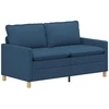 Sofa Sofos komplektas 2 vnt. Mėlyna Audinys