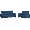 Sofa Sofos komplektas 2 vnt. Mėlyna Audinys