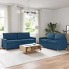 Sofa Sofos komplektas 2 vnt. Mėlyna Audinys