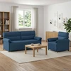 Sofa Sofos komplektas 2 vnt. Mėlyna Audinys