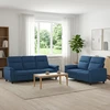 Sofa Sofos komplektas 2 vnt. Mėlyna Audinys