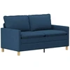 Sofa Sofos komplektas 2 vnt. Mėlyna Audinys