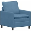 Sofa Sofos komplektas 2 vnt. Mėlyna Audinys