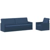 Sofa Sofos komplektas 2 vnt. Mėlyna Audinys