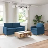 Sofa Sofos komplektas 2 vnt. Mėlyna Audinys