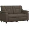 Sofa Sofos komplektas 2 vnt. Pilka Dirbtinė oda
