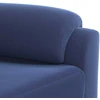 Sofa Sofos komplektas 2 vnt. Policijos mėlyna Aksomas