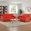 Sofa Sofos komplektas 2 vnt. Raudona Dirbtinė oda