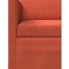 Sofa Sofos komplektas 2 vnt. Raudona oranžinė Kordūrinis audinys