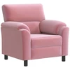 Sofa Sofos komplektas 2 vnt. 3 vietos Rožinė 174 x 85 x 93 cm
