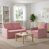 Sofa Sofos komplektas 2 vnt. Rožinė Aksomas