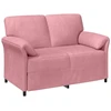 Sofa Sofos komplektas 2 vnt. Rožinė Aksomas