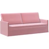 Sofa Sofos komplektas 2 vnt. Rožinė Aksomas