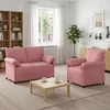 Sofa Sofos komplektas 2 vnt. Rožinė Aksomas