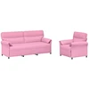 Sofa Sofos komplektas 2 vnt. Rožinė Audinys