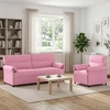 Sofa Sofos komplektas 2 vnt. Rožinė Audinys