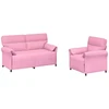 Sofa Sofos komplektas 2 vnt. Rožinė Audinys