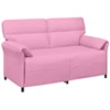 Sofa Sofos komplektas 2 vnt. Rožinė Audinys