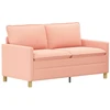 Sofa Sofos komplektas 2 vnt. Rožinė Audinys