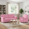 Sofa Sofos komplektas 2 vnt. Rožinė Audinys