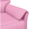 Sofa Sofos komplektas 2 vnt. Rožinė Audinys
