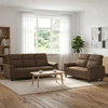 Sofa Sofos komplektas 2 vnt. Ruda Audinys