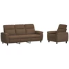 Sofa Sofos komplektas 2 vnt. Ruda Audinys