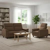 Sofa Sofos komplektas 2 vnt. Ruda Audinys