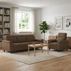 Sofa Sofos komplektas 2 vnt. Ruda Audinys