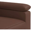 Sofa Sofos komplektas 2 vnt. Ruda Dirbtinė oda