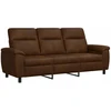 Sofa Sofos komplektas 2 vnt. Ruda Dirbtinė suedė oda