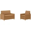 Sofa Sofos komplektas 2 vnt. Smėlio Audinys