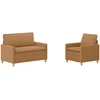 Sofa Sofos komplektas 2 vnt. Smėlio Audinys