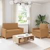 Sofa Sofos komplektas 2 vnt. Smėlio Audinys