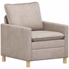 Sofa Sofos komplektas 2 vnt. Smėlio Poliesteris