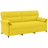 Sofa Sofos komplektas 2 vnt. Šviesi geltona Audinys