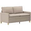 Sofa Sofos komplektas 2 vnt. Šviesiai pilka Audinys