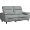 Sofa Sofos komplektas 2 vnt. Šviesiai pilka Audinys