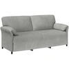 Sofa Sofos komplektas 2 vnt. Šviesiai pilka Aksomas