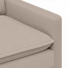 Sofa Sofos komplektas 2 vnt. Šviesiai pilka Audinys