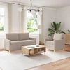 Sofa Sofos komplektas 2 vnt. Šviesiai pilka Audinys