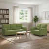 Sofa Sofos komplektas 2 vnt. Šviesiai žalia Aksomas