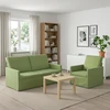 Sofa Sofos komplektas 2 vnt. Šviesiai žalia Aksomas
