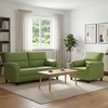 Sofa Sofos komplektas 2 vnt. Šviesiai žalia Aksomas