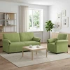 Sofa Sofos komplektas 2 vnt. Šviesiai žalia Aksomas