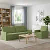 Sofa Sofos komplektas 2 vnt. Šviesiai žalia Aksomas