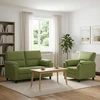 Sofa Sofos komplektas 2 vnt. Šviesiai žalia Aksomas